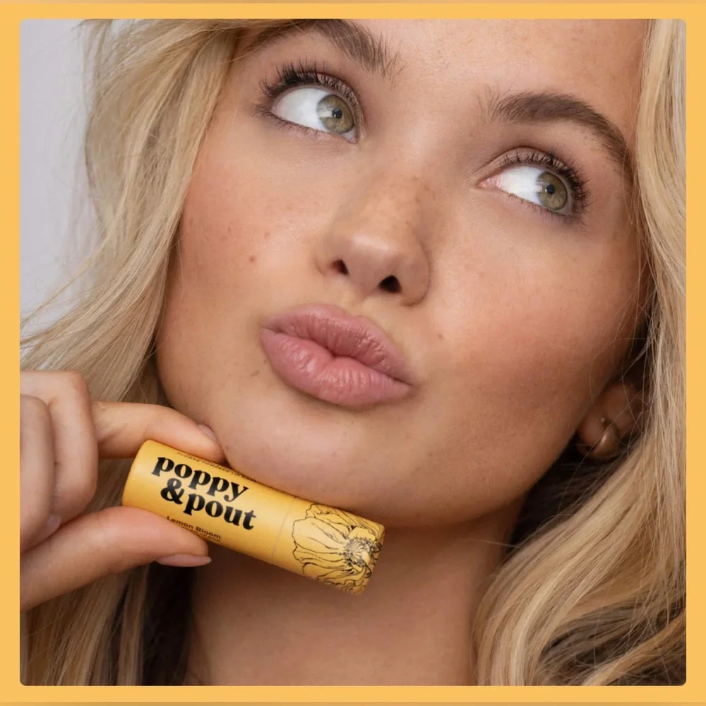 Poppy & Pout Lemon Bloom Lip Balm
